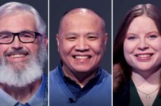 'Jeopardy! Invitational Tournament'2026 quarterfinal contestants (from left)Will Yancey, Long Nguyen, and Adriana Harmeyer, on February 12, 2026