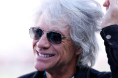 Jon Bon Jovi looks on prior to the start of Super Bowl LX between the Seattle Seahawks and the New England Patriots