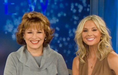 Joy Behar and Elisabeth Hasselbeck