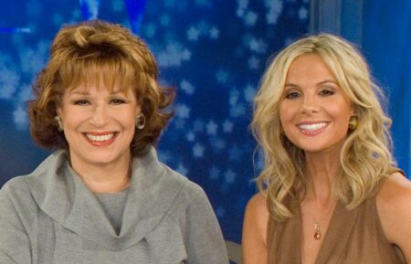Joy Behar and Elisabeth Hasselbeck