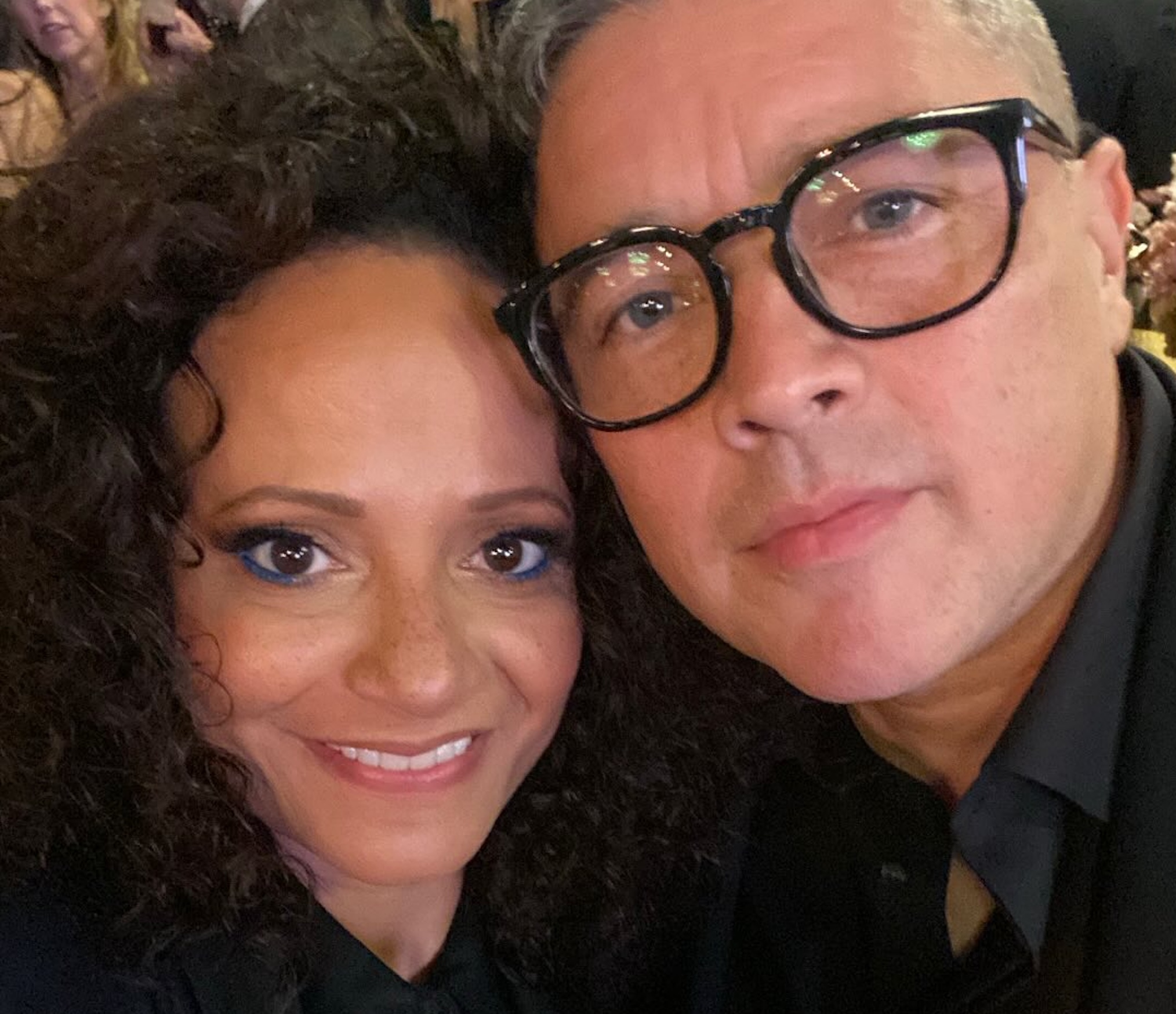 Judy Reyes and her husband