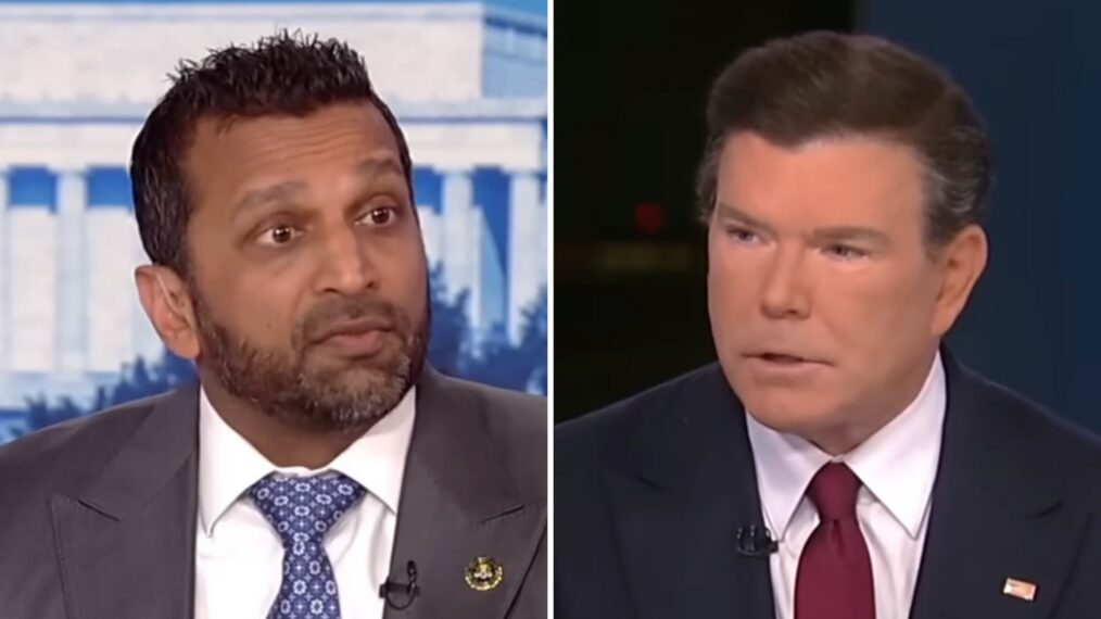 Kash Patel and Bret Baier