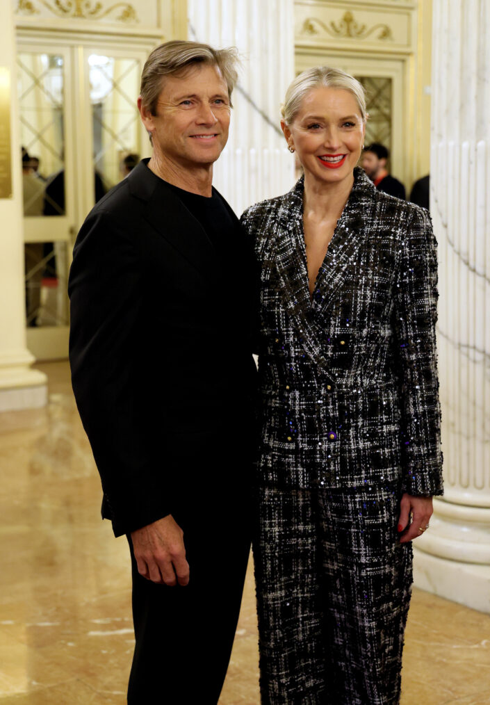 Katherine LaNasa, Grant Show - Opening Ceremony Red Carpet - Milano Cortina 2026 Winter Olympics