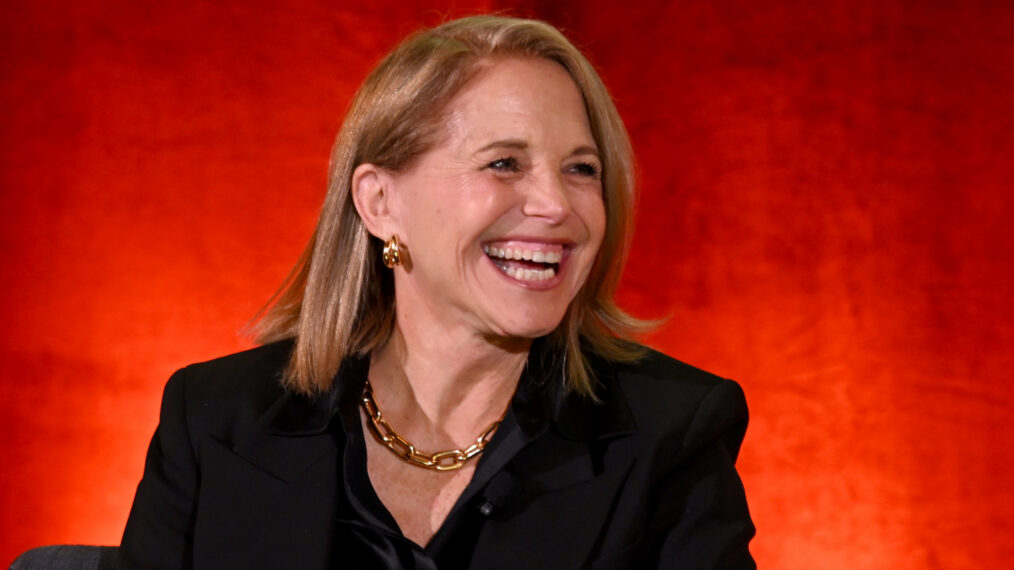 Katie Couric speaks onstage as the International Women's Media Foundation celebrates the New York 2025 Courage in Journalism Awards at Metropolitan Club on November 10, 2025, in New York City