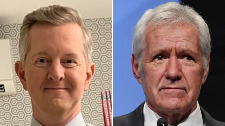 (left) Ken Jennings in his 