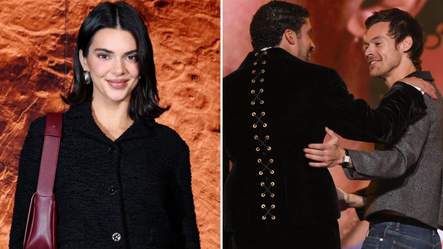 Kendall Jenner, Bad Bunny and Harry Styles at Grammys