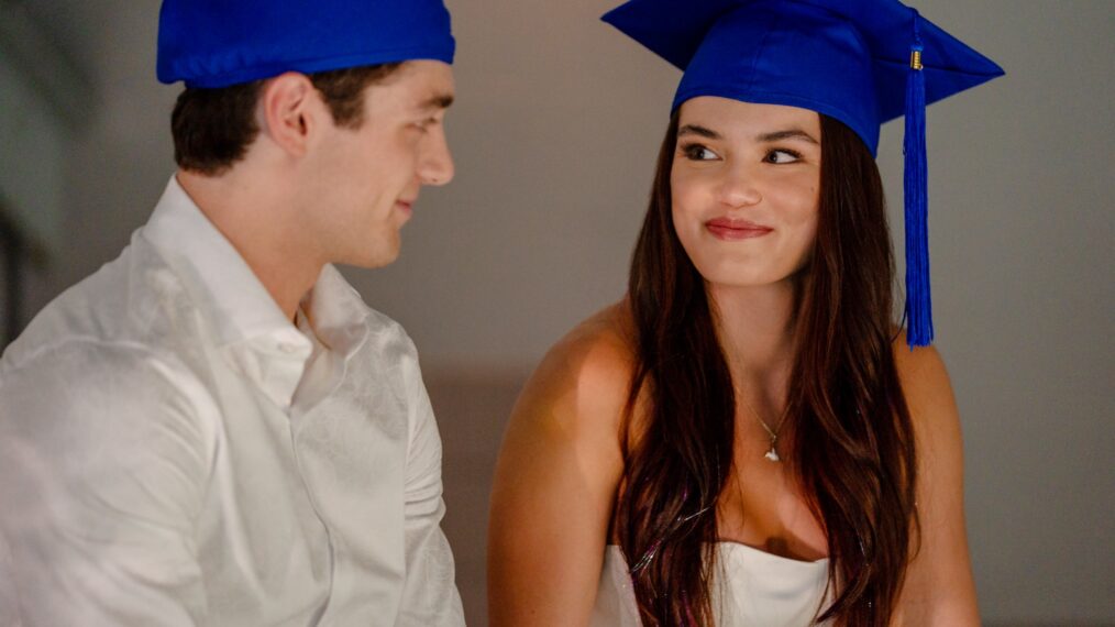 L-R: Asher Angel and Paris Berelc in 'Kissing Is the Easy Part'