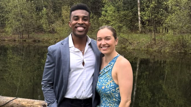 Kyle Fraser and his wife, Maggie Turner