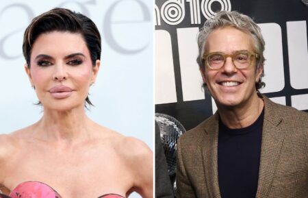Lisa Rinna and Andy Cohen