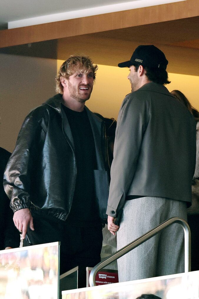 Logan Paul at the 2026 Super Bowl