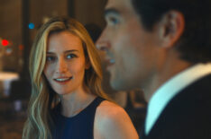 Sarah Pidgeon as Carolyn Bessette, Paul Anthony Kennedy as John F. Kennedy Jr. in 'Love Story'