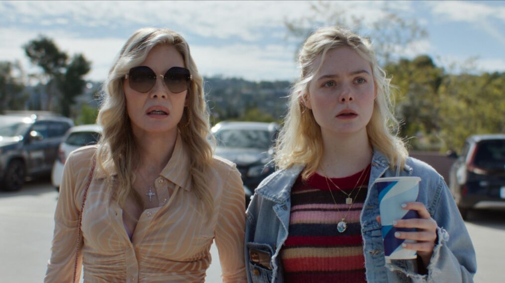 Michelle Pfeiffer and Elle Fanning in 'Margo's Got Money Troubles'