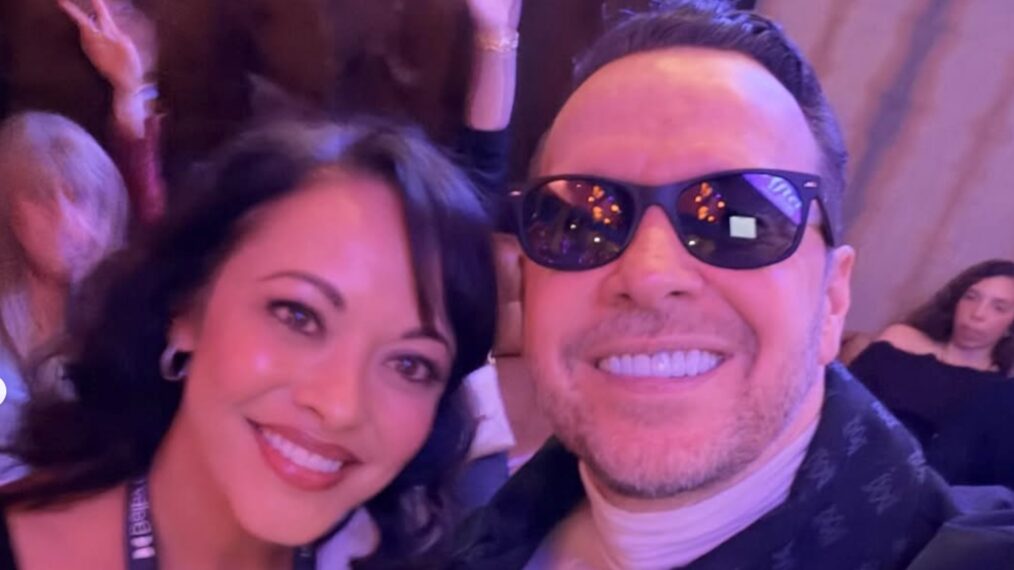 Marisa Ramirez and Donnie Wahlberg
