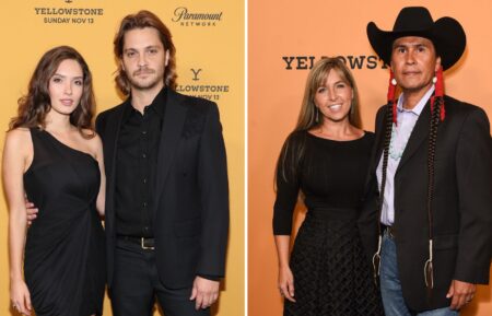 Bianca Rodrigues and Luke Grimes attend Paramount's 