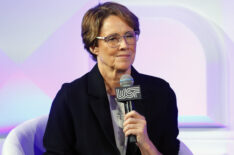 Mary Carillo speaks on stage The Women's Sports Foundation's 2022 Annual Salute To Women In Sports Gala