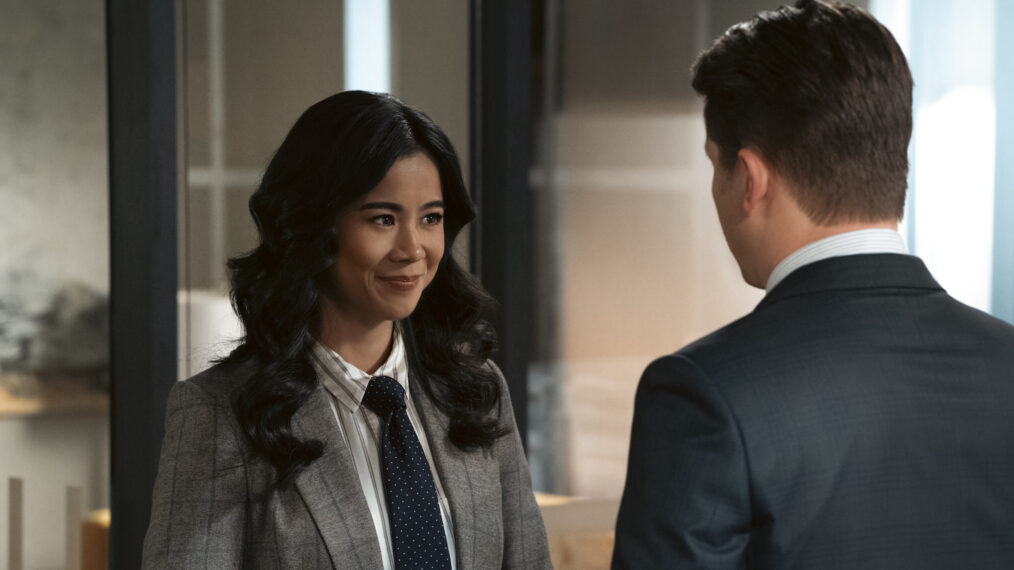 Leah Lewis and Jason Ritter in 'Matlock' Season 2 Episode 10