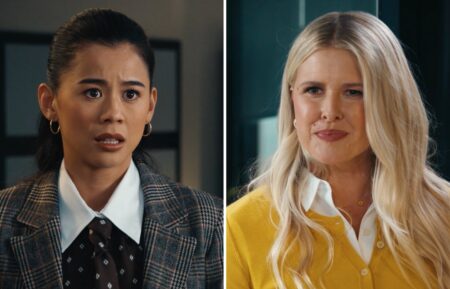 Leah Lewis as Sarah and Sarah Wright Olsen as Gwen in 'Matlock' Season 2 Episode 9