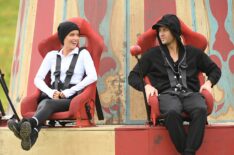 Rob Rausch and Maura Higgins on 'The Traitors'