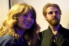 Maya Hawke and Christian Lee Hutson backstage at the 37th Annual Tibet House US Benefit Concert at Carnegie Hall on February 26, 2024, in New York City