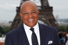 Mike Tirico attends the red carpet ahead of the opening ceremony of the Olympic Games Paris