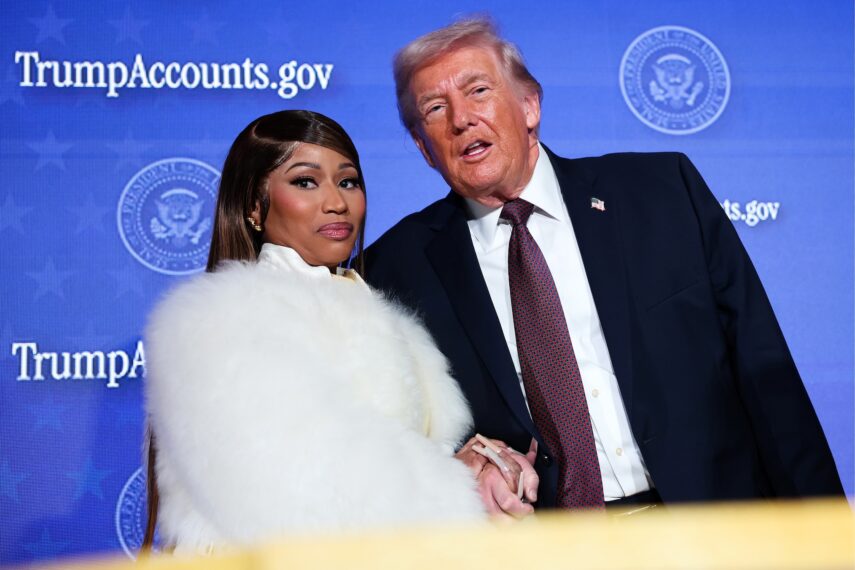 Nicki Minaj and Donald Trump