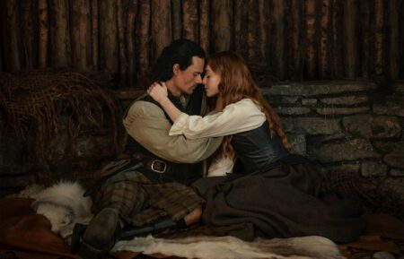 Jamie Roy and Harriet Slater in 'Outlander: Blood of My Blood' Season 2