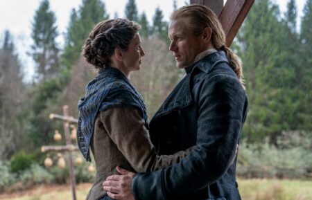Caitriona Balfe and Sam Heughan in 'Outlander' Season 8