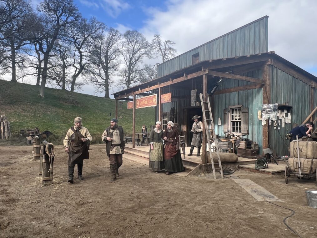 On set of 'Outlander' Season 8