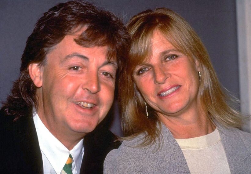 Singer/Song writer Paul McCartney and his wife Linda.