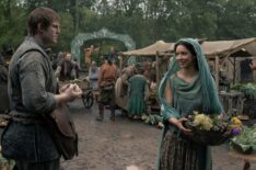 Peter Claffey and Tanzyn Crawford in 'A Knight of the Seven Kingdoms' Season 1 Episode 3
