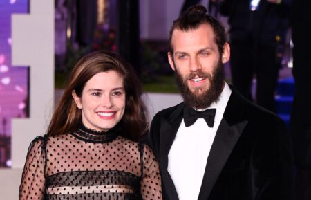 Rachel Shenton and Chris Overton attend the European Premiere of 