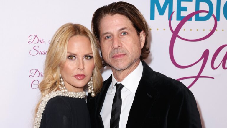 Rachel Zoe and Rodger Berman attend the 2022 Jhpiego Awards Ceremony at Beverly Wilshire, A Four Seasons Hotel on December 05, 2022