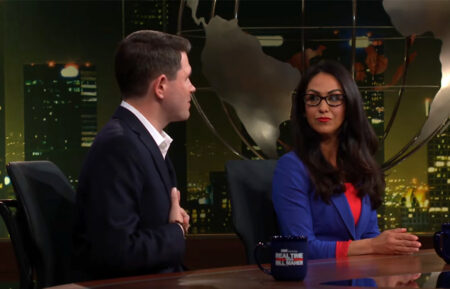 James Talarico and Lauren Boebert in the February 20, 2026, episode of 'Real Time With Bill Maher'