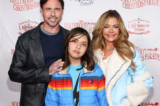 Aaron Phypers, Eloise Joni Richards and Denise Richards attend the 91st anniversary of the Hollywood Christmas Parade