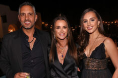 Mauricio Umansky, Kyle Richards and Alexia Umansky attend Wheelhouse's Spoke Studios and the Agency's 'Buying Beverly Hills' premiere