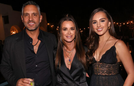 Mauricio Umansky, Kyle Richards and Alexia Umansky attend Wheelhouse's Spoke Studios and the Agency's 