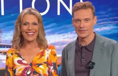 Ryan Seacrest and Vanna White on 