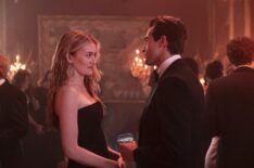 Sarah Pidgeon as Carolyn Bessette, Paul Anthony Kelly as John F. Kennedy Jr. in 'Love Story'