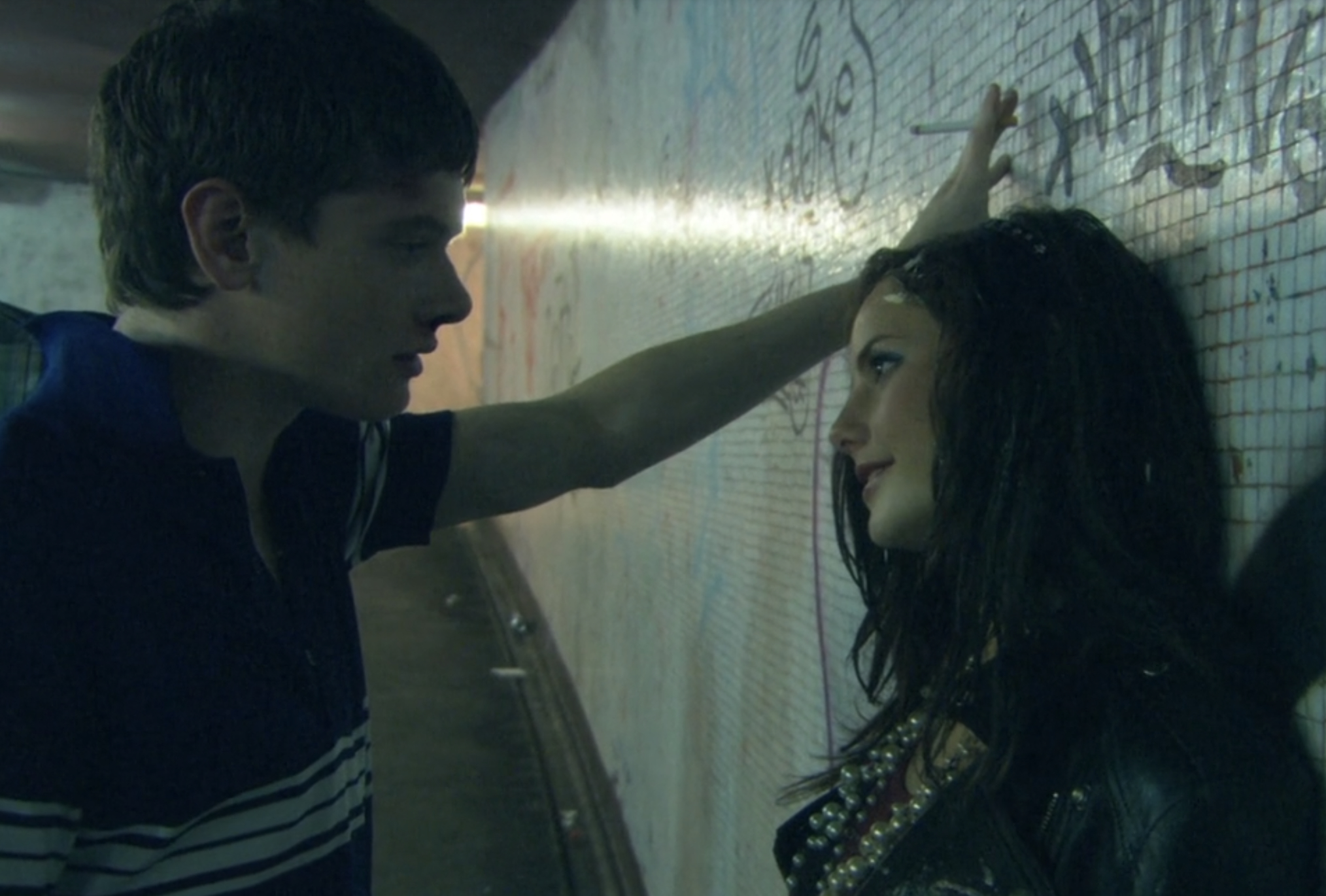 Jack O'Connell and Kaya Scodelario as Cook and Effy in 'Skins'