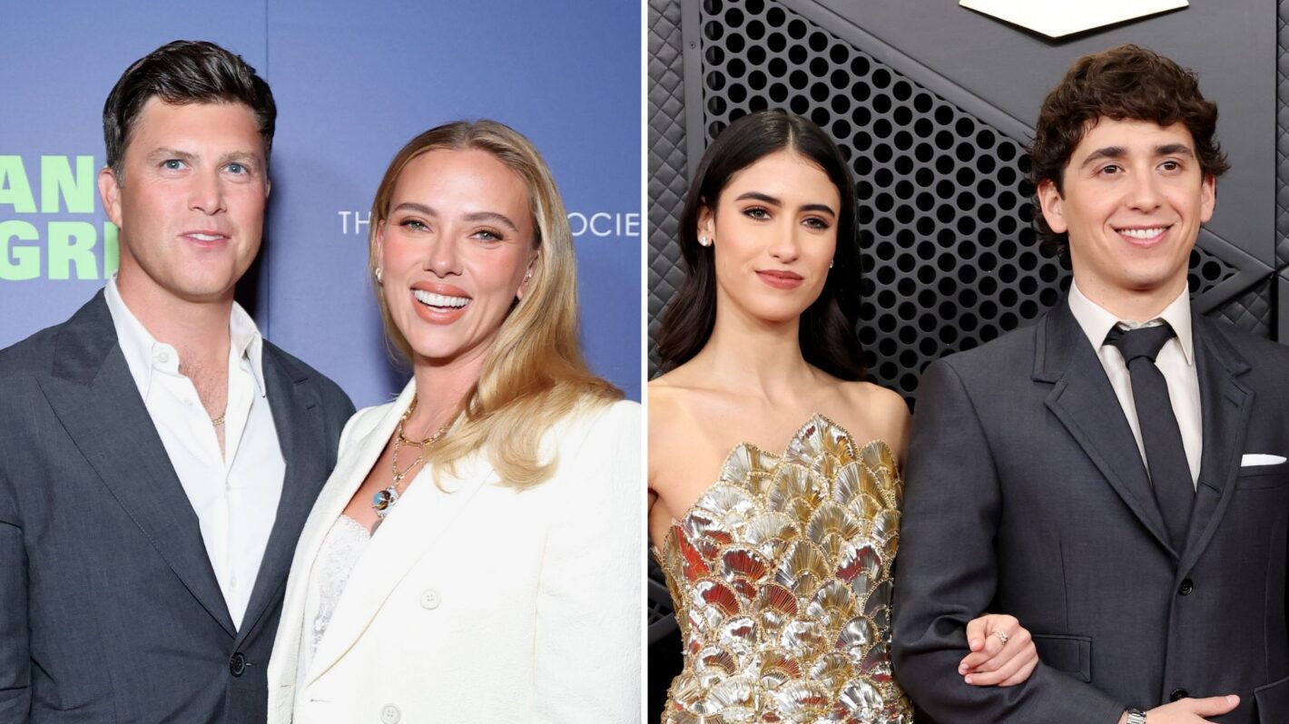 Colin Jost and Scarlett Johansson attend as Sony Pictures Classics and The Cinema Society host a special screening of 