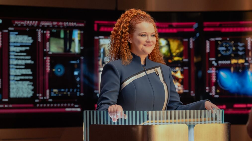 Mary Wiseman as Tilly in season 1, episode 8, of Star Trek: Starfleet Academy