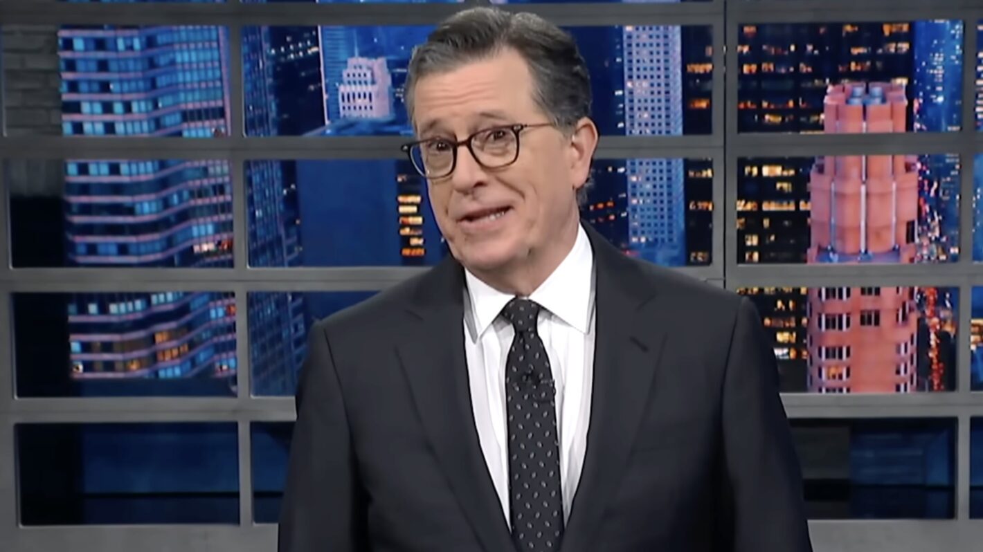 Stephen Colbert Celebrates Trump’s SOTU Ratings Drop: 'If I Were CBS, I’d Cancel Him'