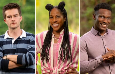 Charlie Davis, Tiffany Ervin, and Q Burdette in 'Survivor 50'