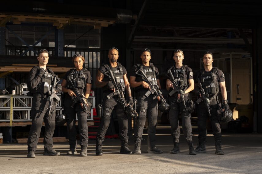 Ronen Rubinstein, Lucy Barrett, Adain Bradley, Zyra Gorecki, and Freddy Miyares - 'S.W.A.T. Exiles' 