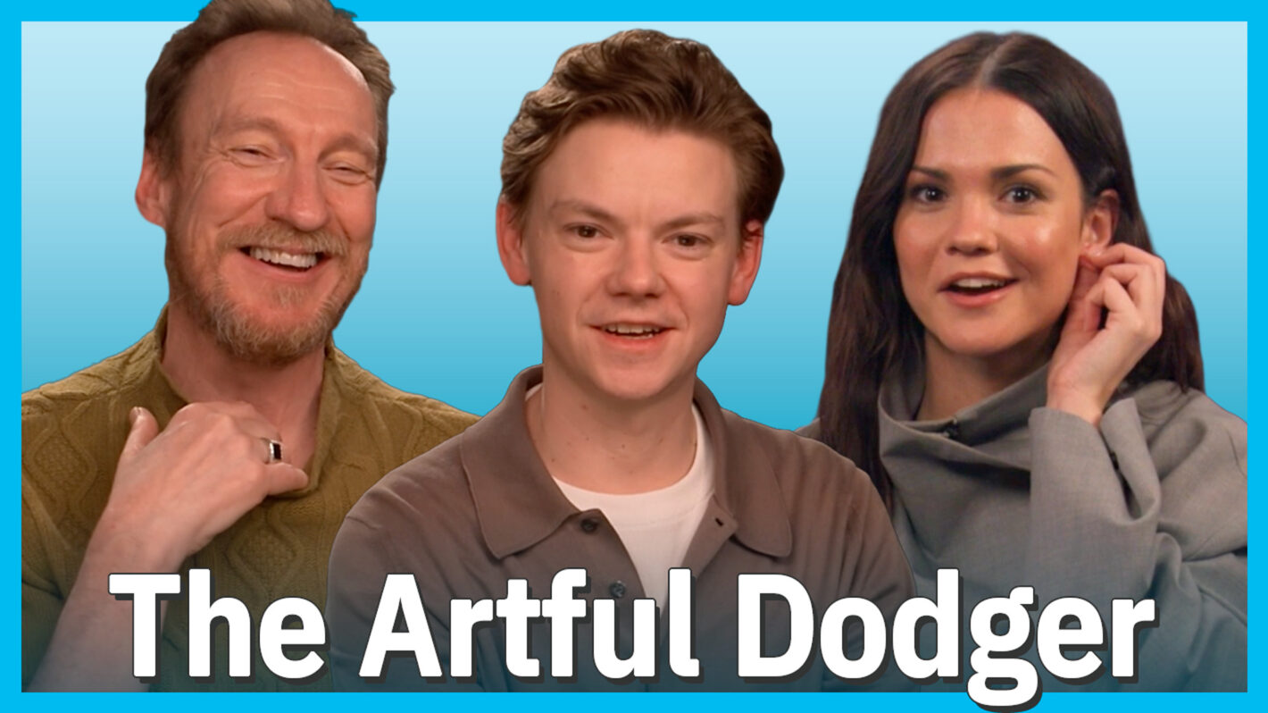 David Thewlis, Thomas Brodie-Sangster, and Maia Mitchell for 'The Artful Dodger' Season 2