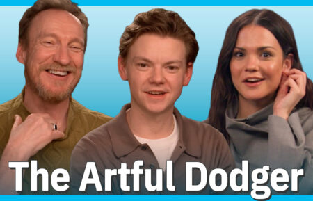 David Thewlis, Thomas Brodie-Sangster, and Maia Mitchell for 'The Artful Dodger' Season 2