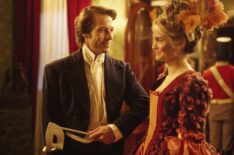 Luke Bracey and Maia Mitchell in 'The Artful Dodger' Season 2