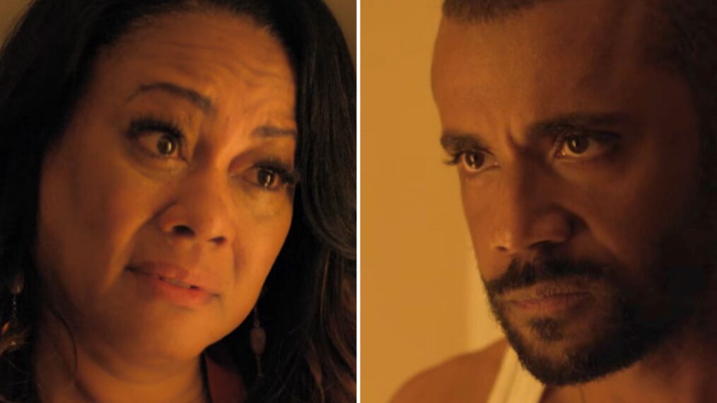 Lela Rochon and Jarod Joseph in 'The Dating App Killer: The Monica White Story'
