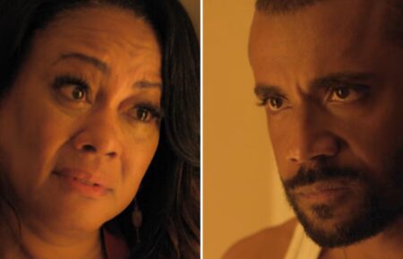 Lela Rochon and Jarod Joseph in 'The Dating App Killer: The Monica White Story'