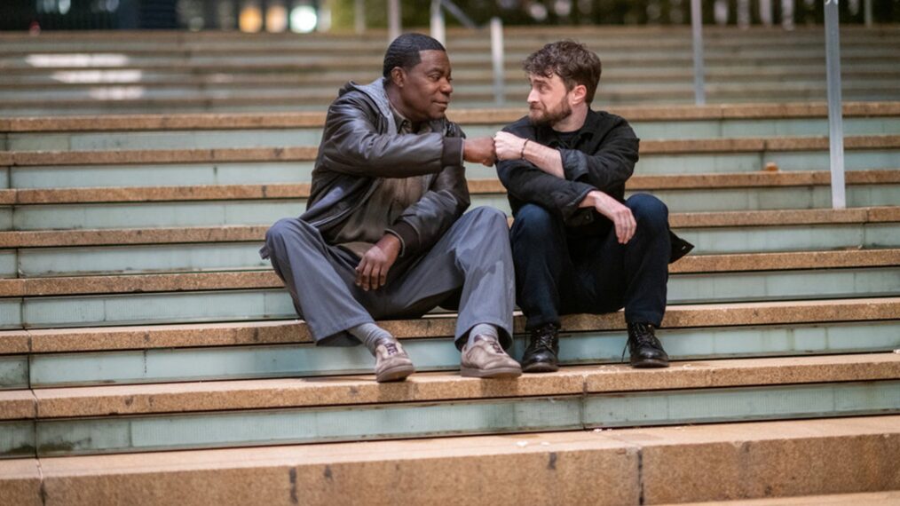 Tracy Morgan and Daniel Radcliffe in 'The Fall and Rise of Reggie Dinkins'